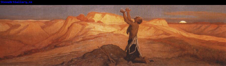 Elihu Vedder Prayer for Death in the Desert.